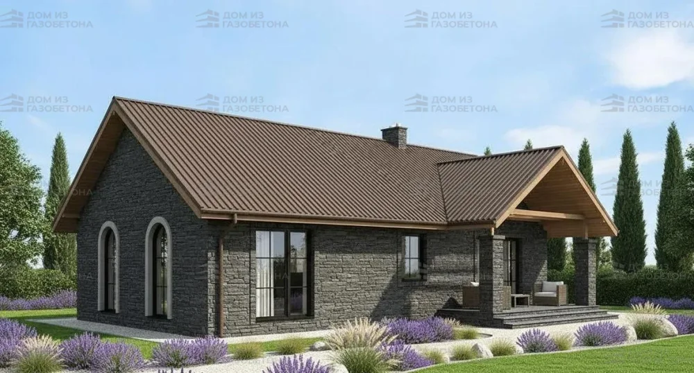 Проект Одноэтажный дом 15 на 13, 138 м2