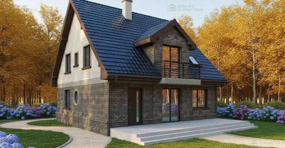 Проект Двухэтажный дом 6 на 11, 147 м2