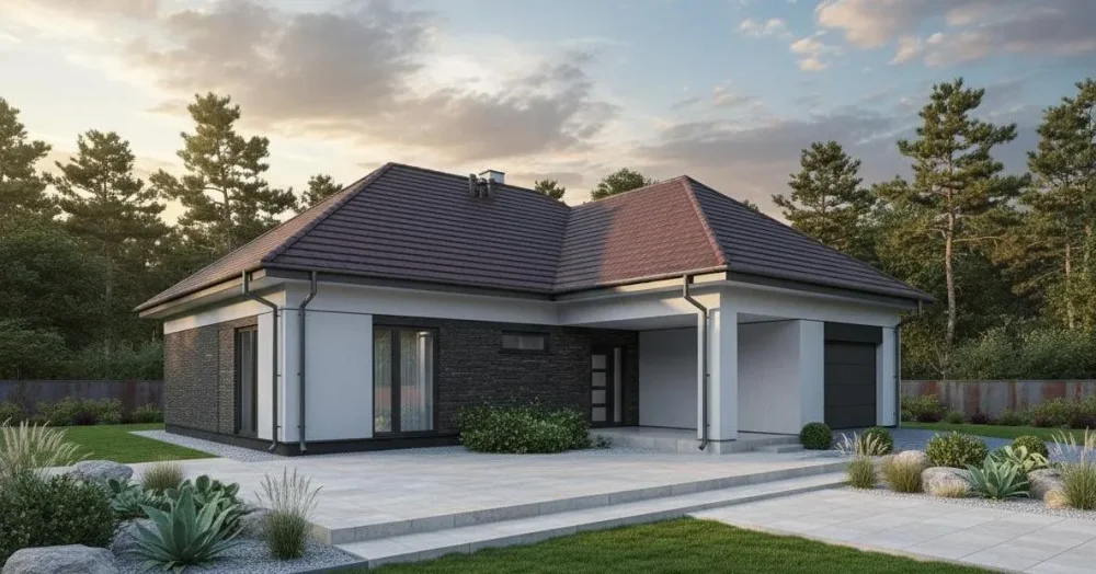 Проект Двухэтажный дом 15 на 18, 233 м2