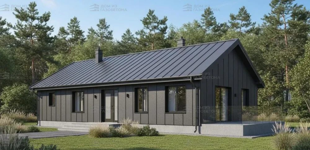 Проект Одноэтажный дом 18 на 11, 139 м2