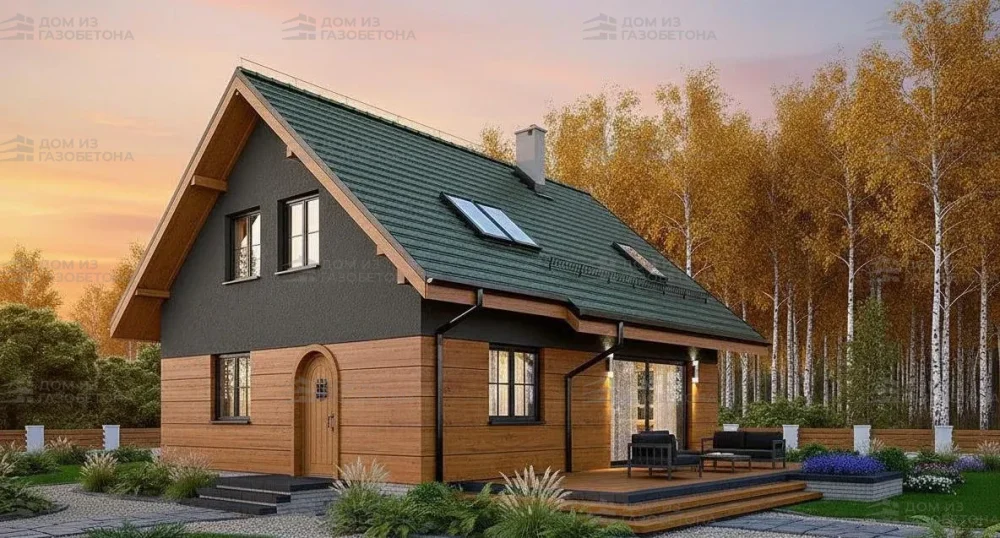 Проект Двухэтажный дом 17 на 10, 190 м2