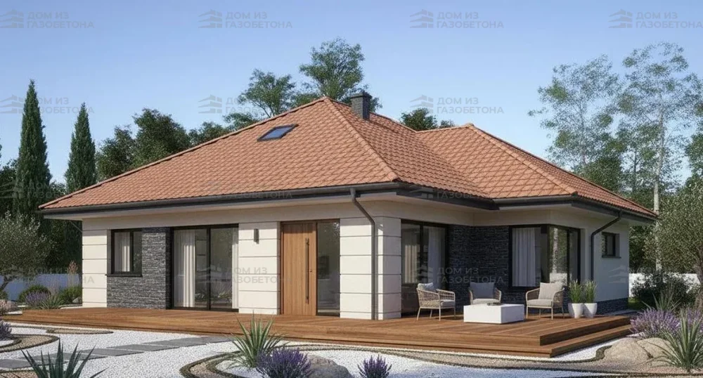 Проект Двухэтажный дом 14 на 18, 150 м2