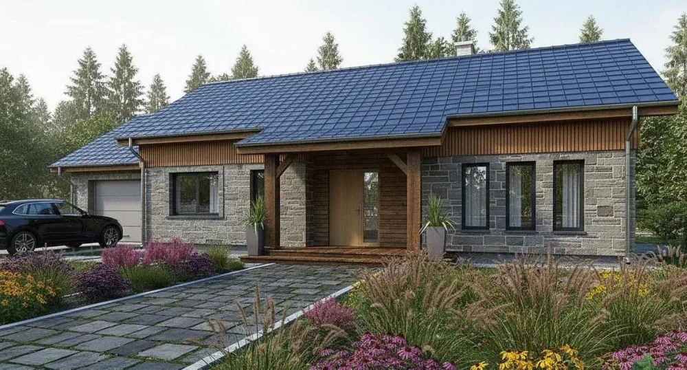 Проект Одноэтажный дом 18 на 12, 142 м2