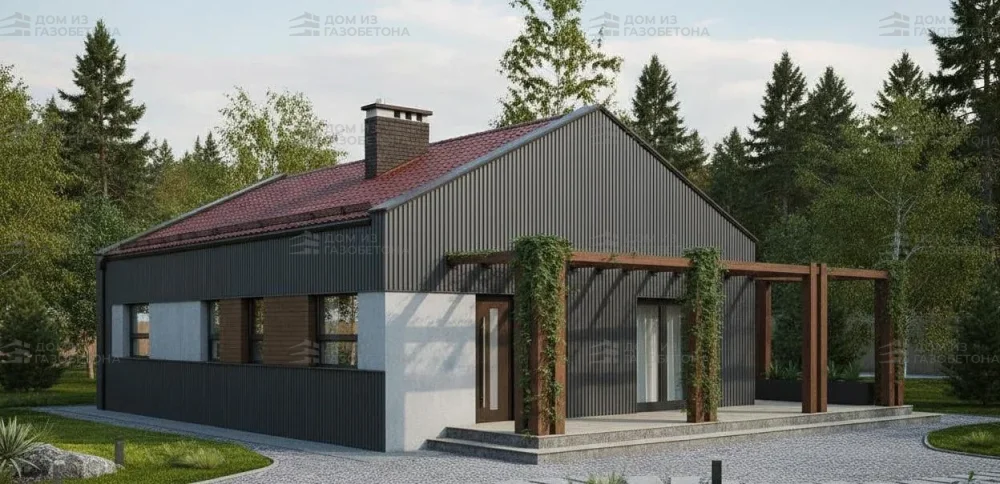 Проект Одноэтажный дом 11 на 9, 85 м2